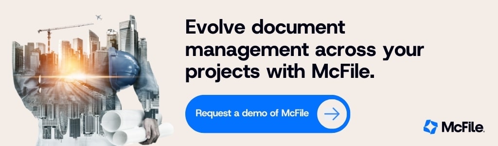 Evolua a gestão documental em projetos com a McFile, organizando documentos com segurança, controle e eficiência