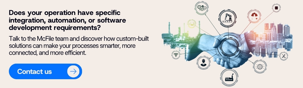 HMI for Industrial Automation with Systems Integration and Custom Software Development by McFile
